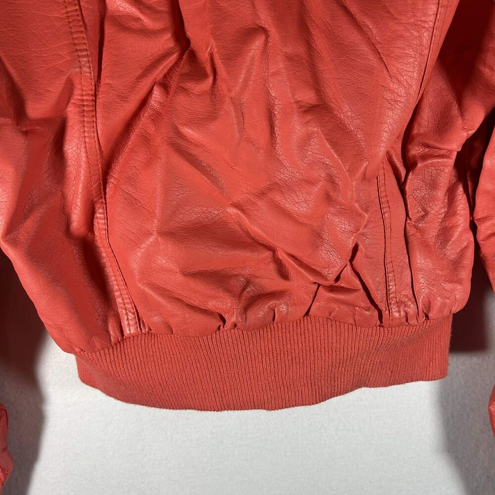 Charlotte Russe Coat Rustic Orange Jacket Lined Women Large Peacoat - Picture 13 of 15